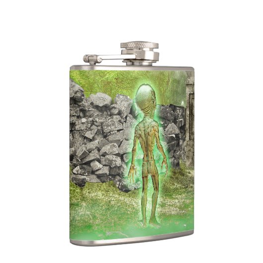 Petaca The Silent Man Flachmann (Rechts)