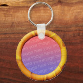 Petal (3d-Effekt-Rahmen-Rahmen) Vorlage Schlüsselanhänger (Vorderseite)