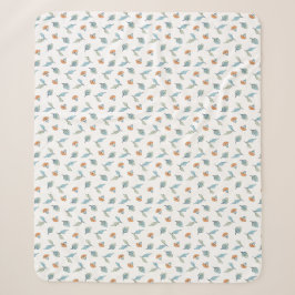 Petal-Blatt-Wurfdecke Sherpadecke
