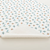 Petal-Blatt-Wurfdecke Sherpadecke (3/4)
