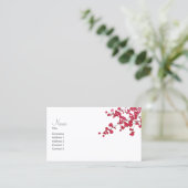Petal-Blätter ~ Visitenkarten Visitenkarte (Stehend Vorderseite)