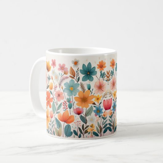 Petal Bliss Tasse (Vorderseite Links)