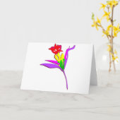 Petal Bloom Karte (Gelbe Blume)
