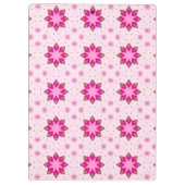 Petal Blossom Confetti pattern Klemmbrett (Rückseite)