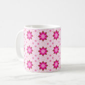Petal Blossom Konfetti-Muster Kaffeetasse (Vorderseite Links)