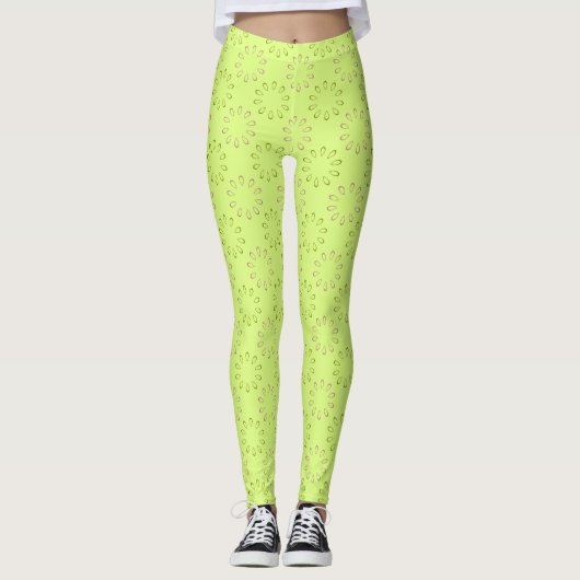 Petal Circle Muster Leggings (Vorderseite)