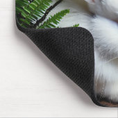 Petal der Schwarz-Weiß-Hase, Mousepad (Ecke)
