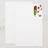 "Petal Fall # 1" Blumengeschirr Briefpapier (Vorne/Hinten)