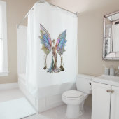 Petal Glimmerbreeze Fantasy Fairy Duschvorhang (Beispiel)