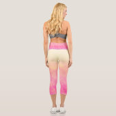 Petal Glow Capri Leggings (Rückseite)