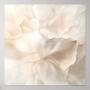 Petal Glow Harmony – Organische Abstraktion #2 Poster