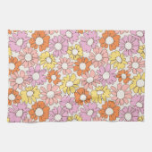 Petal Jubilee Soft Retro Citrus Geschirrtuch (Horizontal)