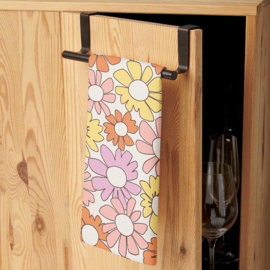 Petal Jubilee Soft Retro Citrus Geschirrtuch (Drittel gefaltet)