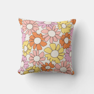 Petal Jubilee Soft Retro Zitrus Kissen