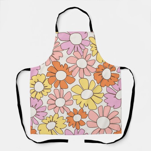 Petal Jubilee Soft Retro Zitrus Schürze (Vorderseite)