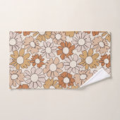 Petal Jubilee Warm Earth Boho Badhandtuch Set (Handtuch)