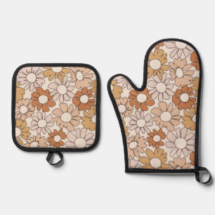 Petal Jubilee Warmerde Boho Ofenhandschuh & Topflappen-Set