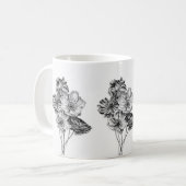 Petal Lines & Coffee Times Kaffeetasse (Vorderseite Links)