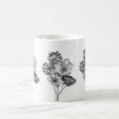 Petal Lines & Coffee Times Kaffeetasse (Mittel)