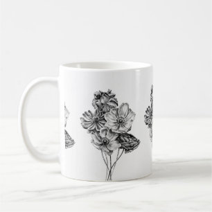 Petal Lines & Coffee Times Kaffeetasse