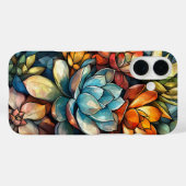 Petal Mosaic Case-Mate iPhone Hülle (Rückseite (Horizontal))