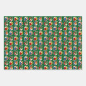 Petal Paisley Rhythm Geschenkpapier Set (Vorderseite 3)