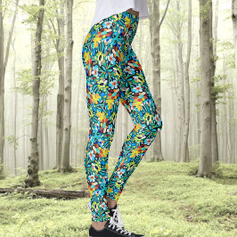 Petal Party Muster Leggings
