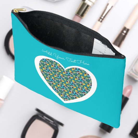 Petal Party Muster Zubehör Pouch Zubehörtasche