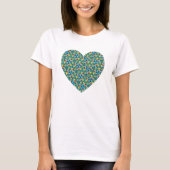 Petal Party Pattern T - Shirt (Vorderseite)