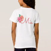 Petal Patrol Flower Girl Geschenk Shirt (Rückseite)