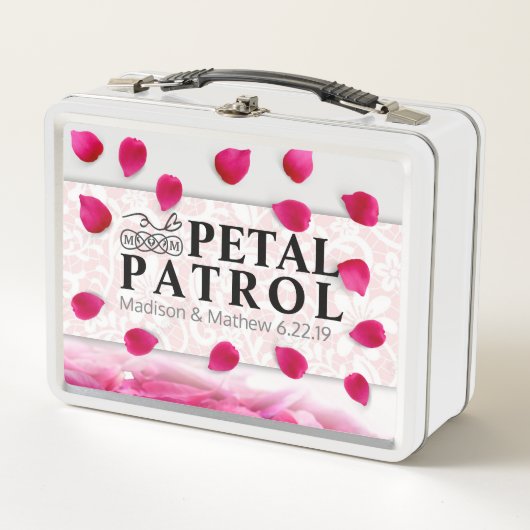 Petal Patrol Flower Girl Special Agent Geschenkbox Metall Brotdose (Vorderseite)