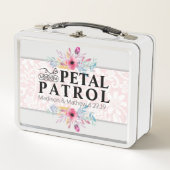 Petal Patrol Flower Girl Special Agent Geschenkbox Metall Brotdose (Vorderseite)