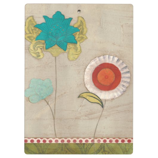 Petal Patterns I Klemmbrett (Rückseite)