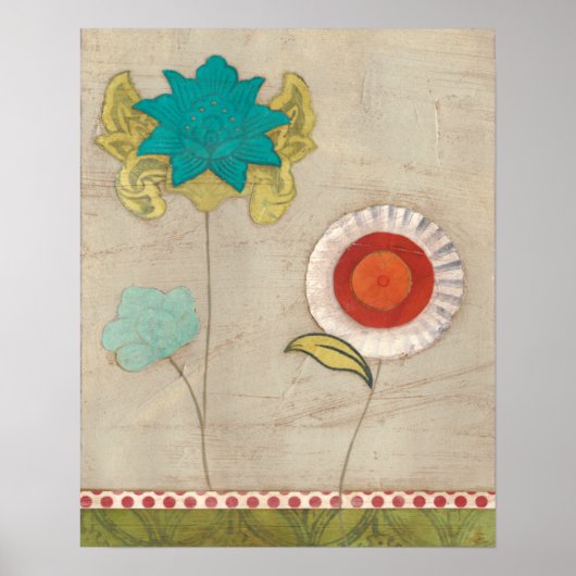 Petal Patterns I Poster (Vorne)