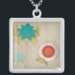 Petal Patterns I Versilberte Kette<br><div class="desc">floral</div>