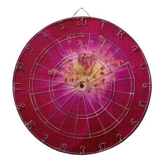 Petal Perfektion: Scheckte Rose Petal Muster Art Dartscheibe (vorne)