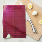 Petal Perfektion: Scheckte Rose Petal Muster Art Geschirrtuch (Viertel Falte)