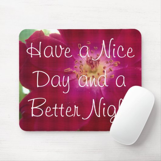 Petal Perfektion: Scheckte Rose Petal Muster Art Mousepad (Mit Mouse)