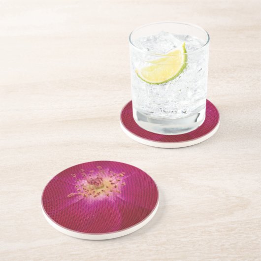 Petal Perfektion: Scheckte Rose Petal Muster Art Untersetzer (Seite)