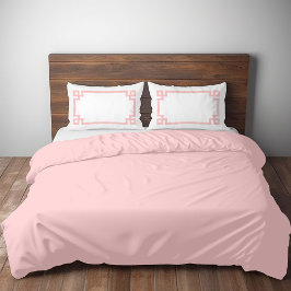 Petal Pink Griechischer Schlüsselgrenzwert Kissenbezug