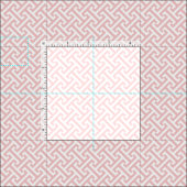 Petal Pink Griechisches Schlüsselmuster Stoff (Kachel)