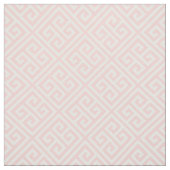 Petal Pink Griechisches Schlüsselmuster Stoff (Muster)