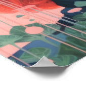 Petal Pink Harmony Poster (Ecke)