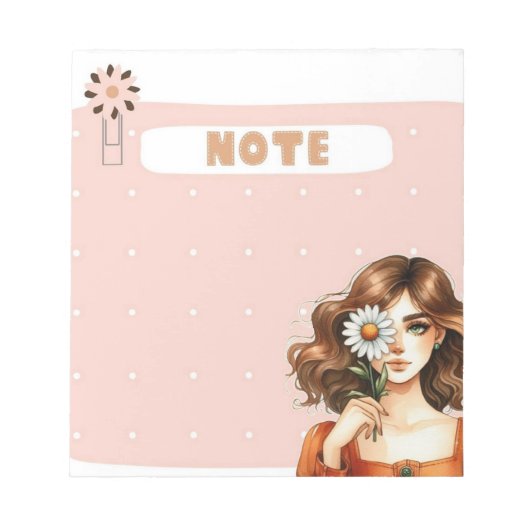 Petal & Polka: Sammlung von Whimsical Muse Notes Notizblock (Vorderseite)