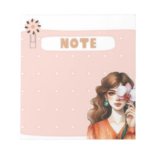 Petal & Polka: Sammlung von Whimsical Muse Notes Notizblock (Vorderseite)
