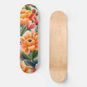 Petal Pop Bloom Vibe Skateboard (Vorderseite)
