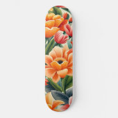 Petal Pop Bloom Vibe Skateboard (Vorderseite)