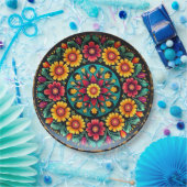 💀 🎉 Petal Pop Serveware Doom Día de los Muertos Pappteller (Party)