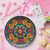 💀 🎉 Petal Pop Serveware Doom Día de los Muertos Pappteller (Party)