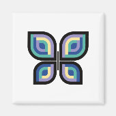 Petal Prism Butterfly Magnet (Vorne)